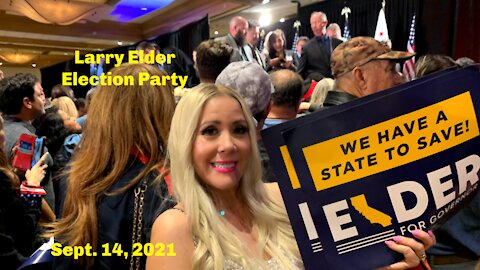 Larry Elder Election Party in Southern Ca 9/14/21