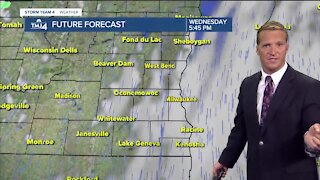 Cooler, cloudy day Wednesday