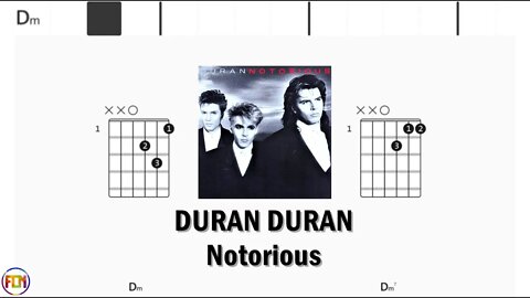 DURAN DURAN Notorious - Guitar Chords & Lyrics HD