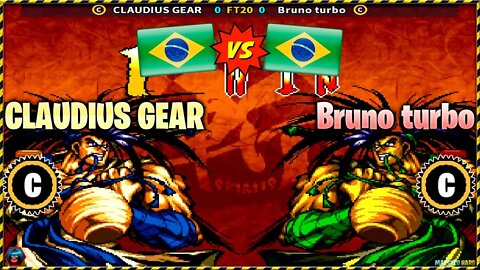 Samurai Shodown III (CLAUDIUS GEAR Vs. Bruno turbo) [Brazil Vs. Brazil]