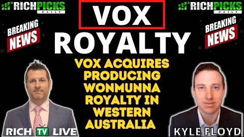 VOX ACQUIRES PRODUCING WONMUNNA ROYALTY IN WESTERN AUSTRALIA AND PROVIDES 2022 REVENUE GUIDANCE