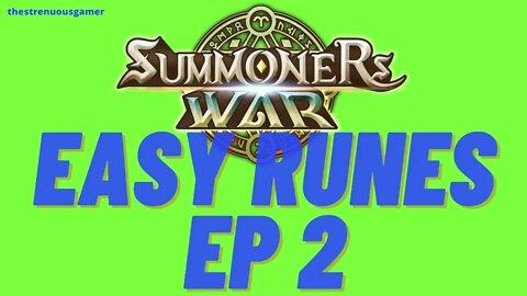 Summoners War: Easy Runes Ep 2 - SO MANY SPEED SUBS!