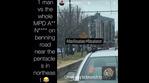 1 man vs the whole 5tg district police on benning road northeast