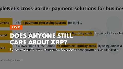 Does Anyone Still CARE ABOUT XRP?