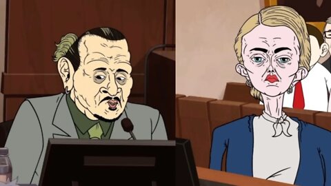 best funny moment of johnny depp and amber heard trial!
