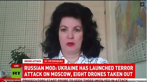 My Comments on RT about today's drone attack on Moscow