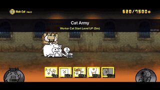 The Battle Cats - Monday Stage - Rich Cat (Hard)
