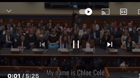 Chole Cole Testifies in Congressional Hearing about Transgenderism and Trans Medical Procedures