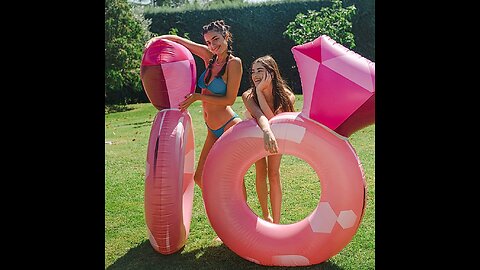 Read User Reviews: Jasonwell Inflatable Diamond Ring Pool Float - Engagement Ring Bachelorette...