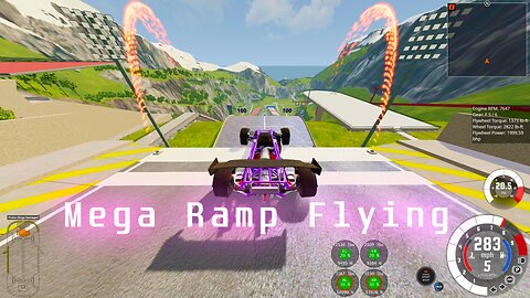 Flying High on the Mega Jump! - BeamNG