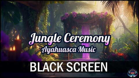 3 Hrs 🌌Amazon Jungle Ceremony | BLACK SCREEN | Shaman Ayahuasca Icaros | Canto Chamanico