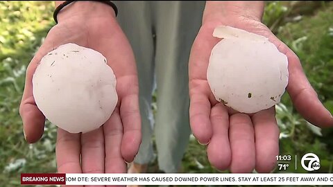 'It was apocalyptic': Davison community cleaning up after massive hailstorm