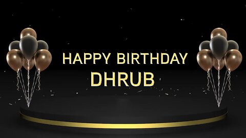 Wish you a very Happy Birthday Dhrub