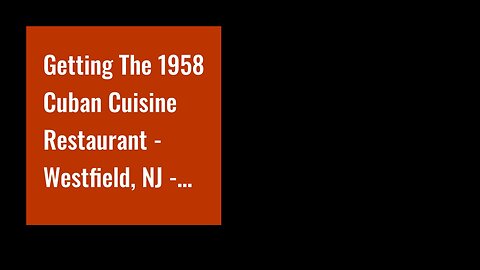 Getting The 1958 Cuban Cuisine Restaurant - Westfield, NJ - OpenTable To Work