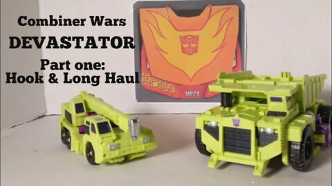 Combiner Wars Devastator Review Part One - HOOK and LONG HAUL Titan Class Review by Rodimusbill