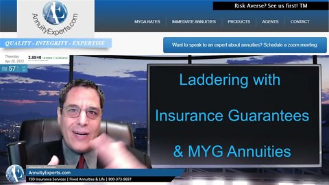 Annuity laddering using insurance guarantees. Can the MYG annuity be a replacement for bonds?
