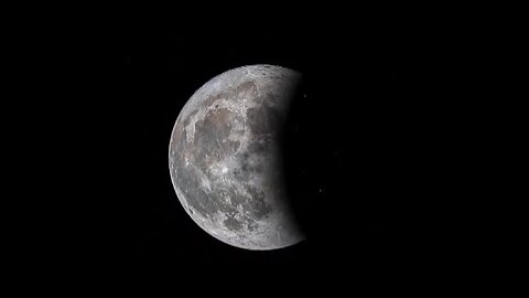Stars seen through the Moon - Moon is not a Rock