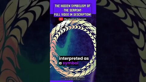 The HIDDEN Symbolism of SERPENTS - DNA? Comets? Watch The Full Video Now! #shortsfeed