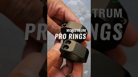 Monstrum Pro scope rings #pewpew #shooting @Monstrumtactical