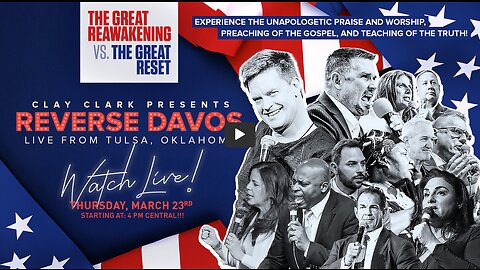Pastor Greg Locke | Good News: "Pastors for Trump" Jackson Lahmeyer Share How God is Moving in America LIVE from Clay Clark's "Reverse Davos" Event in Tulsa Oklahoma