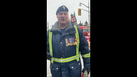 Veteran encourage to stay calm