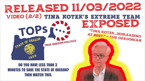 Tina Kotek's Extreme Team - TOPs Exposes Tina Kotek's 11/6 Rally Performers