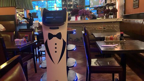 Robot Waiter. Chinatown. Chicago.