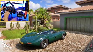 JAGUAR XJ13 - FORZA HORIZON 5 - Steering Wheel + Shifter G29