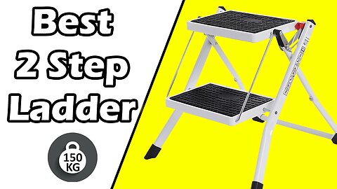 Folding 2 Step Ladder | Portable Folding Stool | Unboxing & Review