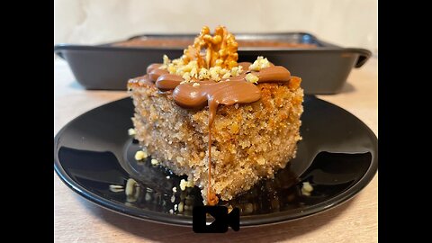 Greek walnut cake - Karidopita Easy Recipe / Καρυδόπιτα "Η Παραδοσιακή"