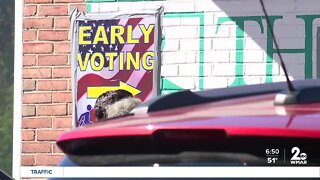 Early voting is still underway in Maryland