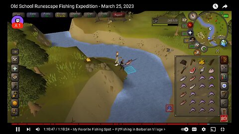 Old School Runescape Fishing Expedition - March 25, 2023