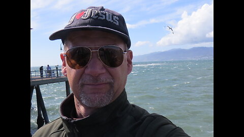 Brother in Christ,-David G is preaching the Gospel on the Santa Monica Pier, Sat., 3-23-2024