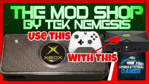 The Mod Shop by Tek Nemesis OGX360 Wireless Adapter For The Original Xbox Console