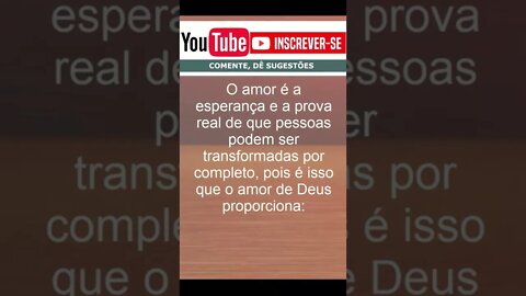 Amor que transforma Palavra de Deus Para Hoje