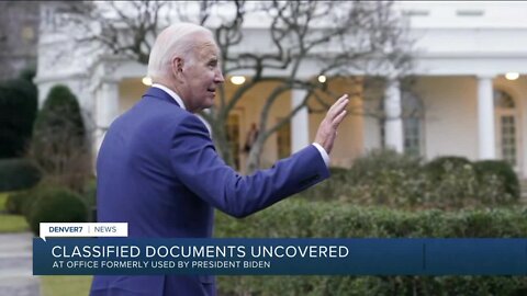 Classified documents uncovered in office used by Biden