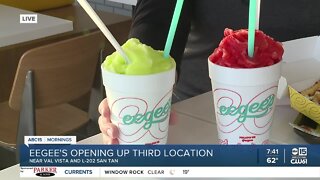 Eegee's opening up location near Loop 202 Santan and Val Vista Drive