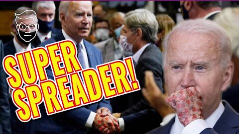 GROSS: Biden COUGHS Into His HAND And Then Shakes Hands With Crowd | Super Spreader Joe