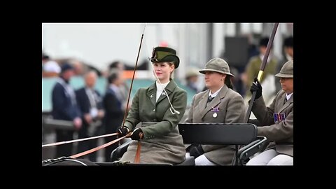 Lady Louise Driving The Duke of Edinburgh’s Exercise Carriage. #Shorts