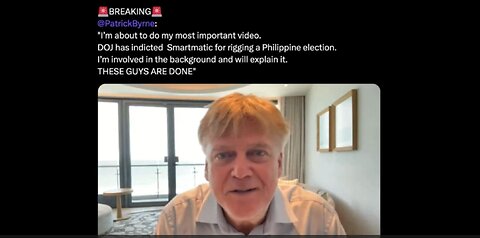 Patrick Byrne – DOJ Indicts Smartmatic for Rigging Philippine Election – Game Over