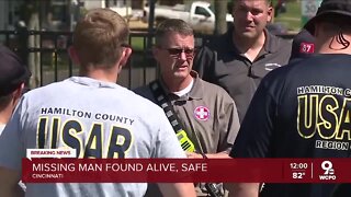 Missing Cincinnati man found alive and safe