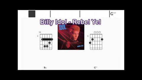 Billy Idol - Rebell Yel - (Chords & Lyrics like a Karaoke)