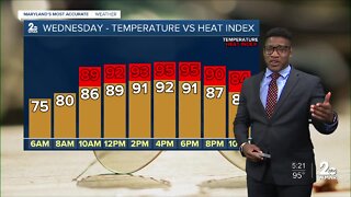 WMAR-2 News Patrick Pete Tuesday evening forecast