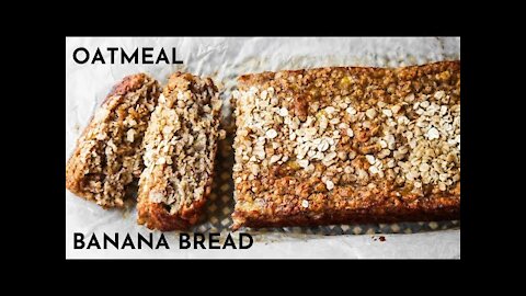 Oatmeal Banana Bread Recipe | Easy Breakfast Idea