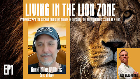 Lion Zone EP1 Music & Mind Control | Mike Williams Musician & Hypnotherapist 12 18 23