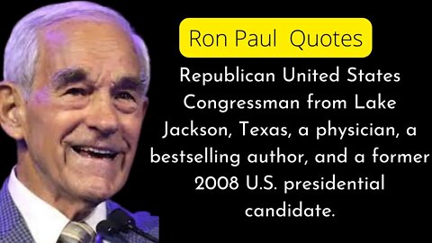 Ron Paul Quotes