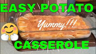 Easy Potato Casserole Recipes (Cheddar and Parmesan Cheese)