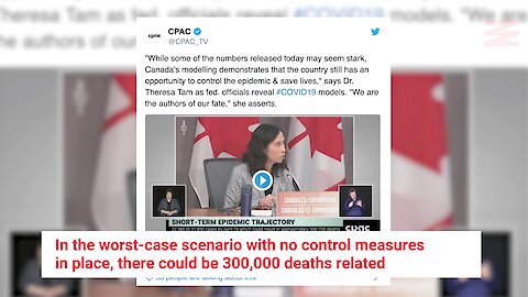 11K To 300K People Could Die From COVID-19 According To Canada's New Projections