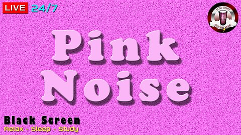 🔴🎧 Pink Noise | BLACK SCREEN | Relax, Sleep, Study | Sounds For Sleep | Fall Asleep Fast