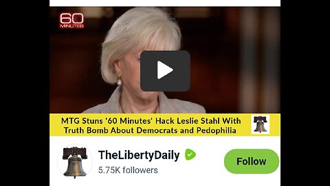 MTG Stuns '60 Minutes' Hack Leslie Stahl With Truth Bomb About Democrats and